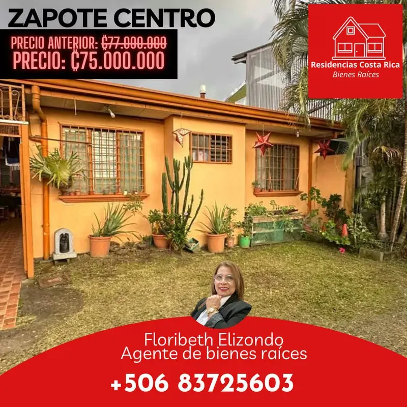 Casa en venta ubicada en Zapote